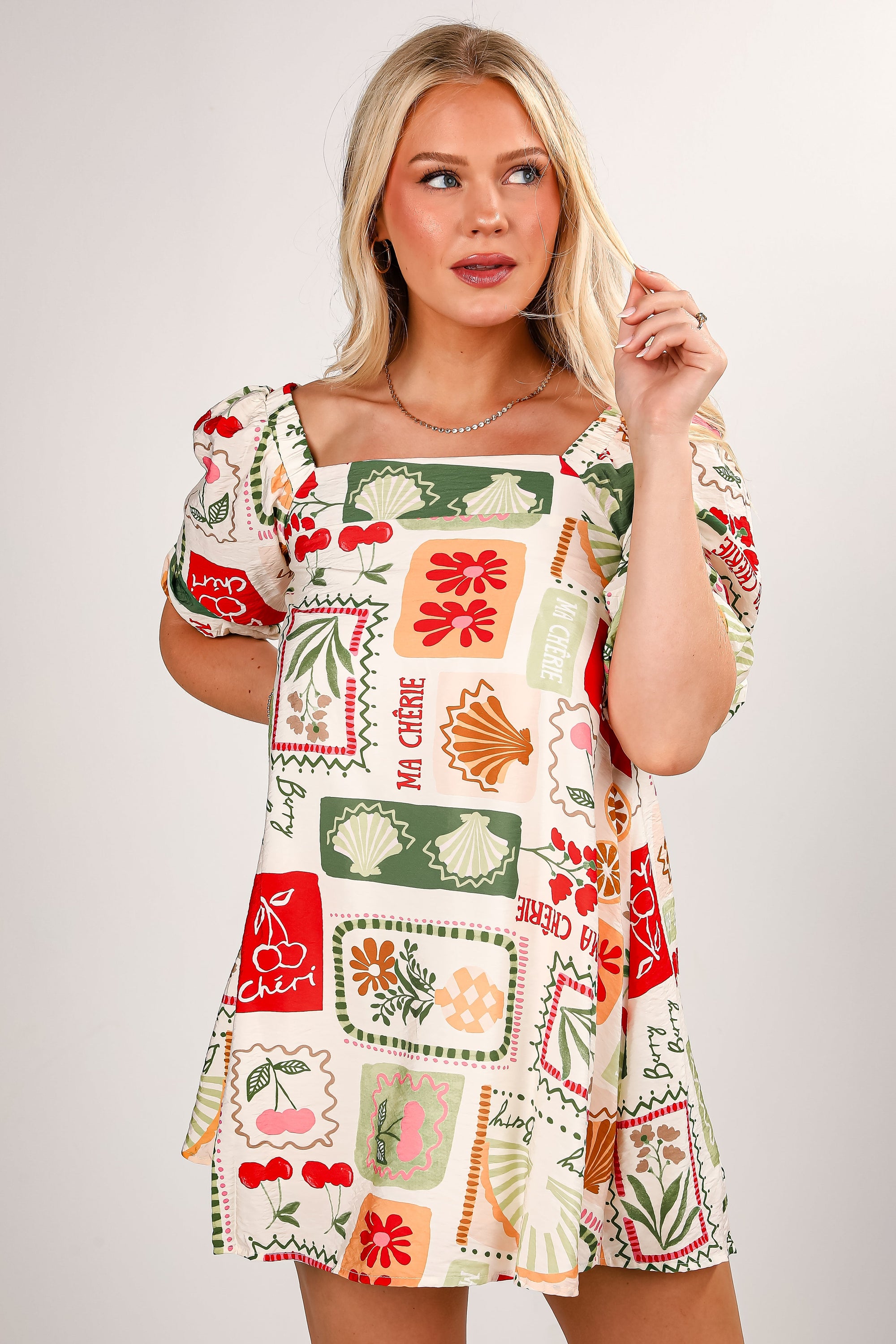 Everything I Love Ivory Mini Dress