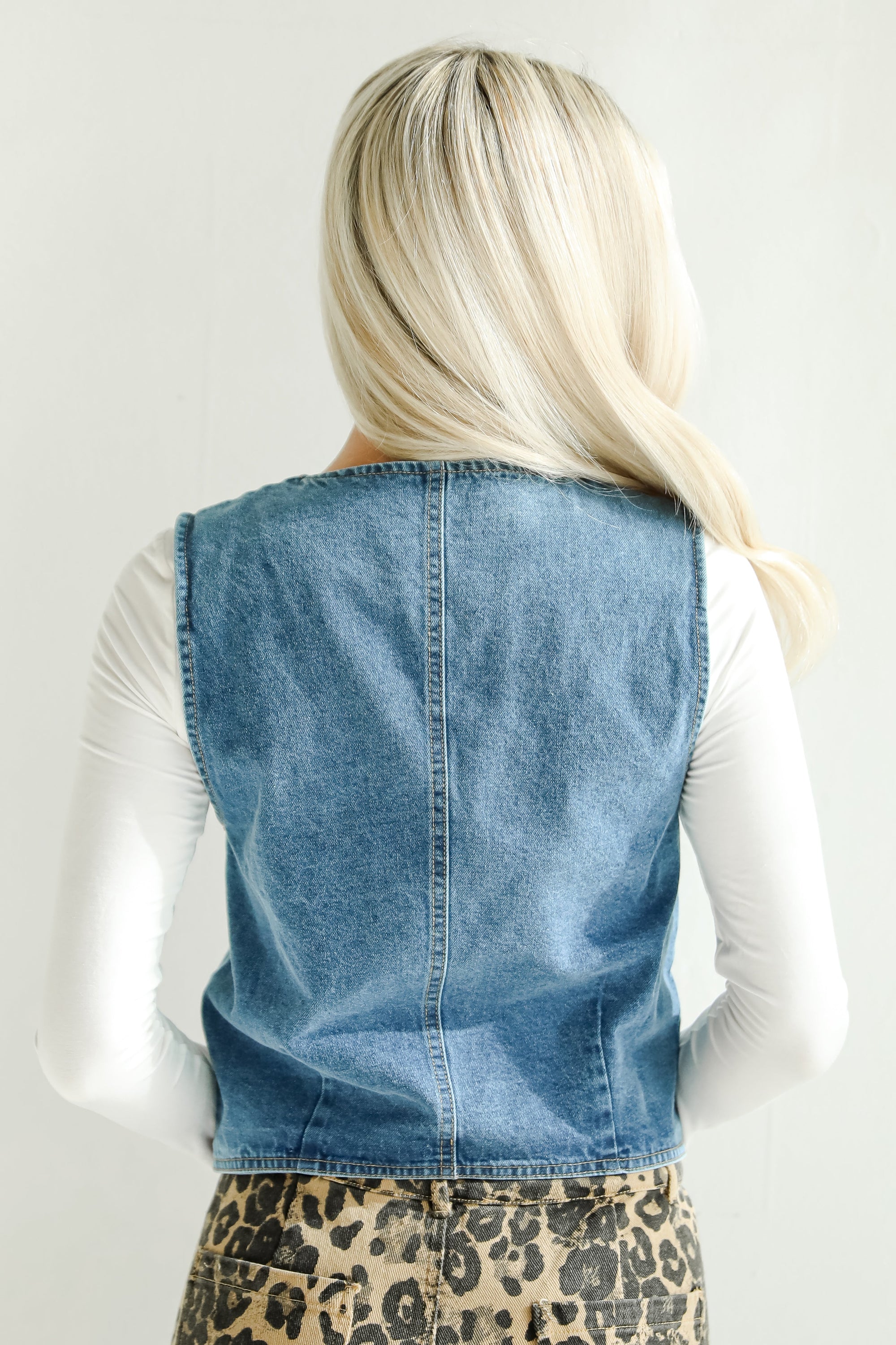 FINAL SALE - Coveted Appeal Denim Vest