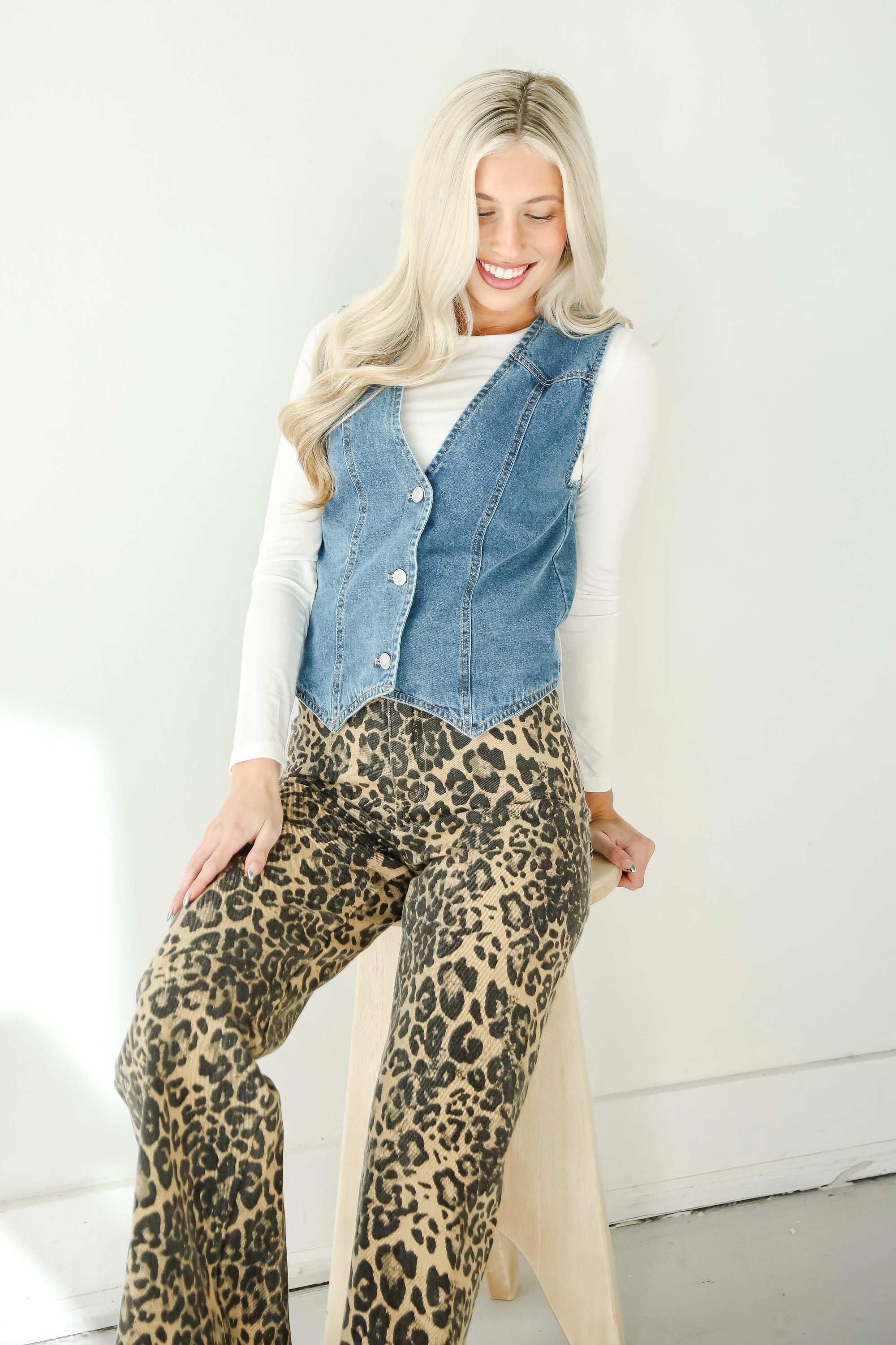 FINAL SALE - Coveted Appeal Denim Vest