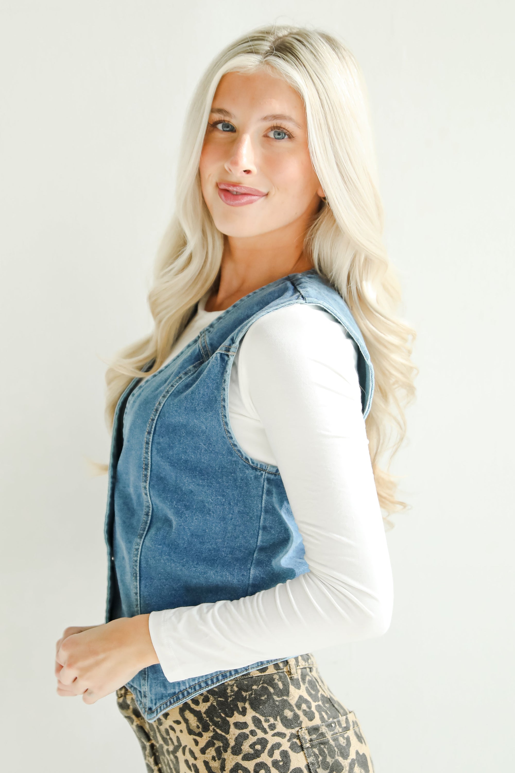 FINAL SALE - Coveted Appeal Denim Vest