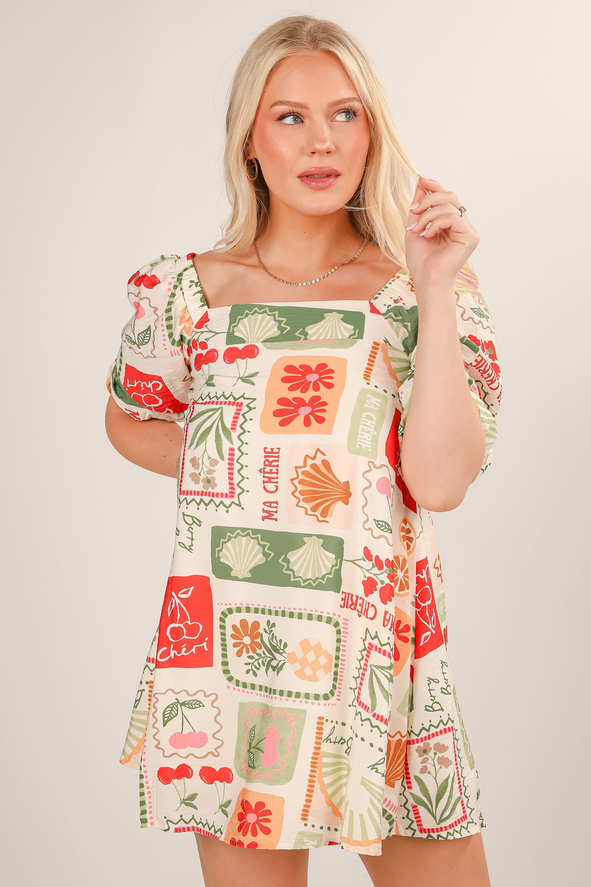 Everything I Love Ivory Mini Dress