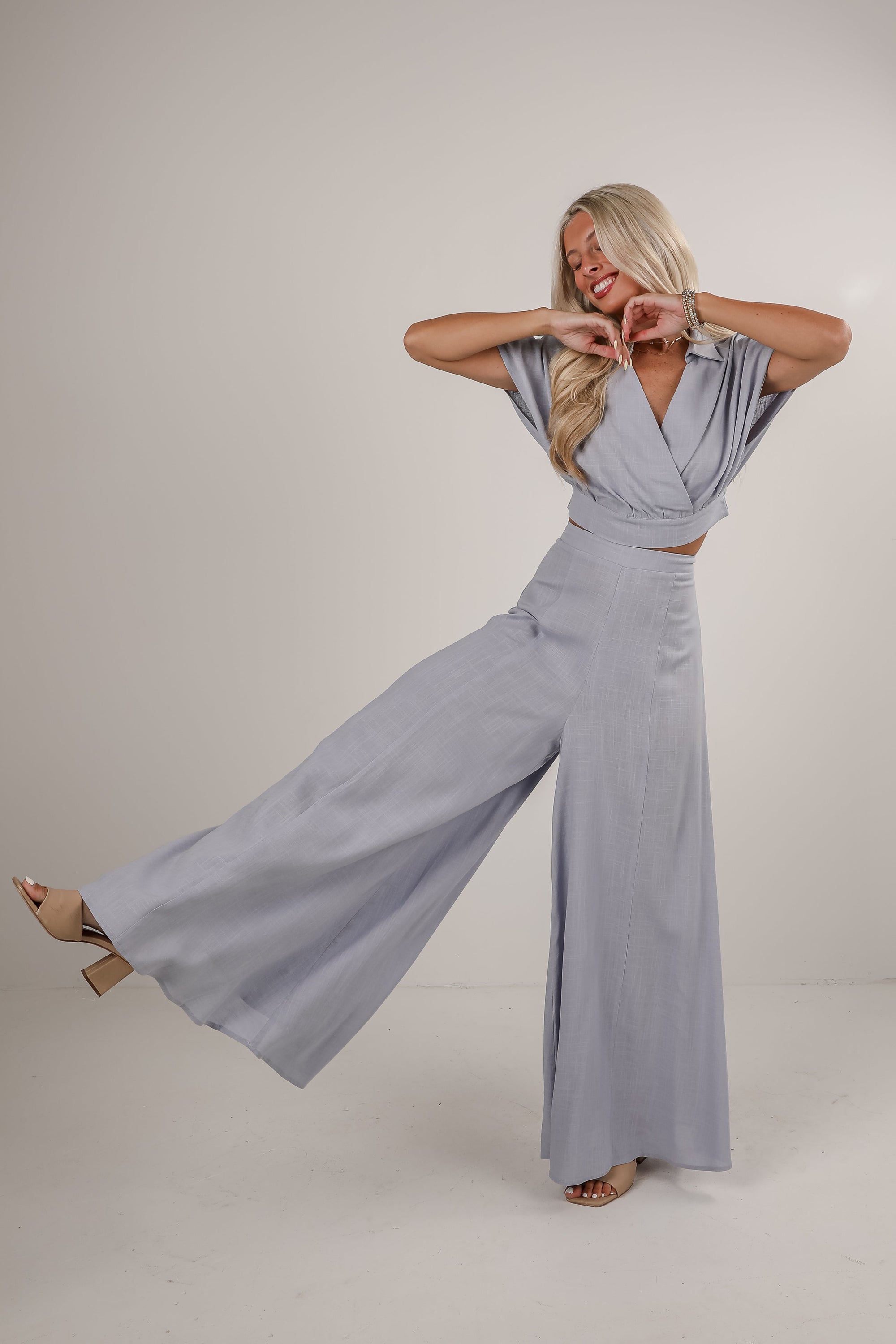 Take A Look Around Wide Leg Pants - DU DEAL