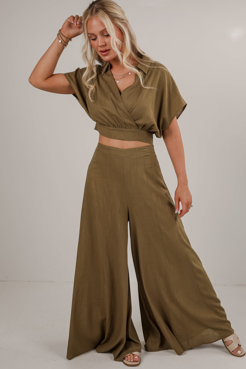 Take A Look Around Wide Leg Pants - DU DEAL